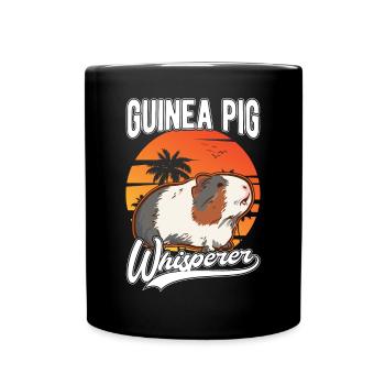 Guinea pig whisperer - Full Colour Mug - black - Front