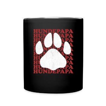 Dog Papa Dogs Master Dog Owner Gift - Full Colour Mug - black - Front