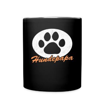 Dog Papa Master Dogs Dog Owner Gift - Full Colour Mug - black - Front