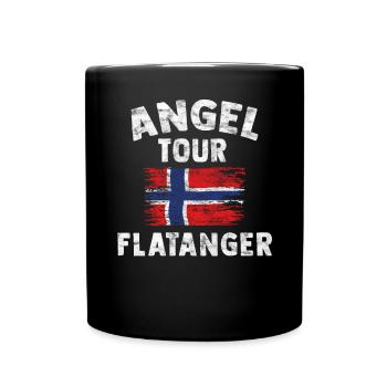 FLATANGER - Angel Tour Norvège personnalisable - Mug uni - noir - Devant