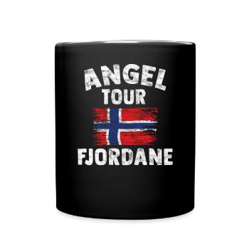 FJORDANE - Angel Tour Norvège personnalisable - Mug uni - noir - Devant