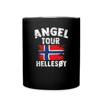 Hellesöy - Angel Tour Norvège Personnalisable - Mug uni - noir - Devant
