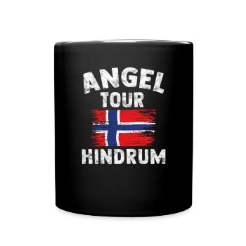 HINDRUM - Angel Tour Norvège Personnalisable - Mug uni - noir - Devant