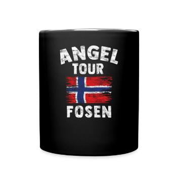 FOSEN - Angel Tour Norvège Personnalisable - Mug uni - noir - Devant