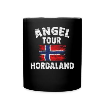 HORDALAND - Angel Tour Norvège Personnalisable - Mug uni - noir - Devant