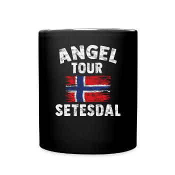 SETESDAL - Angel Tour Norvège Personnalisable - Mug uni - noir - Devant