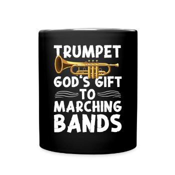 Fanfare de trompettistes - Mug uni - noir - Devant