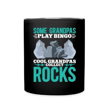 Rockhound Geology Collectionneur de pierres de collecte de roches - Mug uni - noir - Devant