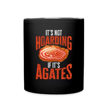 Rockhound Geology Rock Collecting Stone Collectors - Full Colour Mug - black - Front