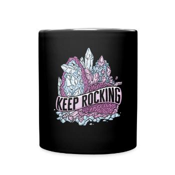 Rockhound Geology Collectionneur de pierres de collecte de roches - Mug uni - noir - Devant