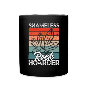 Rockhound Geology Collectionneur de pierres de collecte de roches - Mug uni - noir - Devant