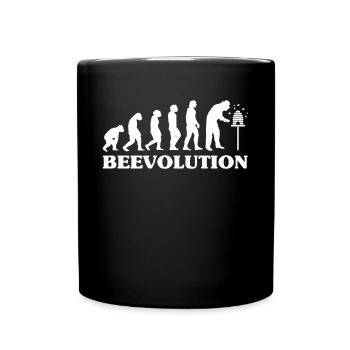 Beevolution Chemise Cadeau Apiculteur Evolution - Mug uni - noir - Devant