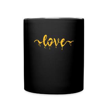Love Beekeeper Honey Gift - Full Colour Mug - black - Front