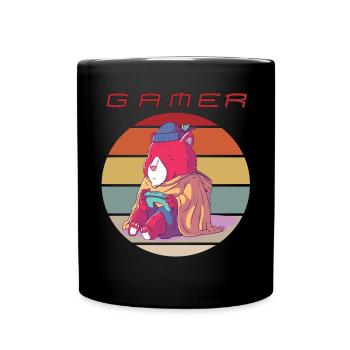 Jeux vidéo drôles Jeux Retro Gamer Console Jeux et GA - Mug uni - noir - Devant