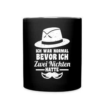 Patenonkel Pate Onkel - Tasse einfarbig - Schwarz - Vorne