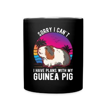 Guinea Pig Gift Guinea Pig - Full Colour Mug - black - Front