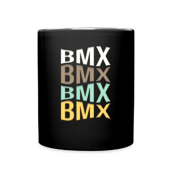 BMX - Tasse einfarbig - Schwarz - Vorne