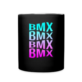 bmx - Tasse einfarbig - Schwarz - Vorne