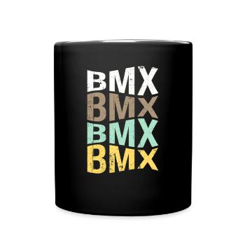 BMX - Tasse einfarbig - Schwarz - Vorne