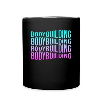 culturisme - Mug uni - noir - Devant
