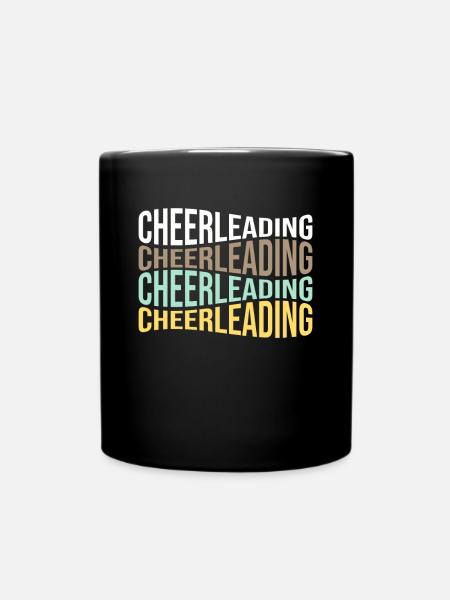 cheerleading - Tasse einfarbig - Schwarz