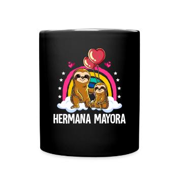 Lazy Big Sister - Full Colour Mug - black - Front