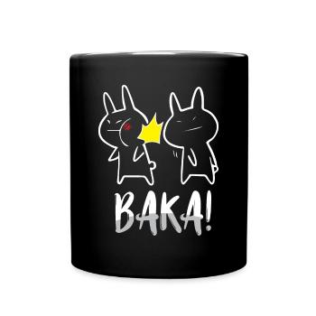 Anime Merch - Baka - Tasse einfarbig - Schwarz - Vorne