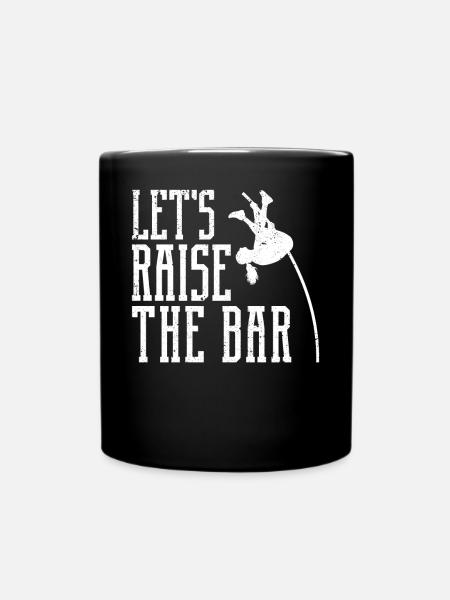 Fun Pole Vault Pole Vault - Full Colour Mug - black