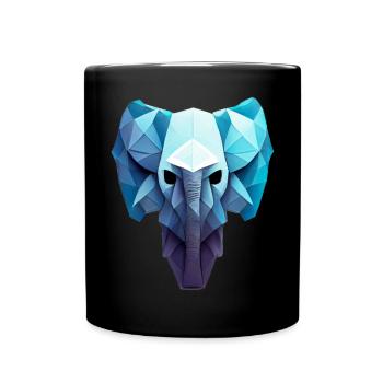 Biker werden nicht grau, wir drehen Chrome Rockabi - Tasse einfarbig - Schwarz - Vorne