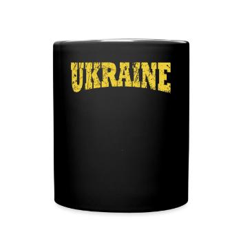 Je soutiens la victoire symbolique de l’Ukraine - Mug uni - noir - Devant