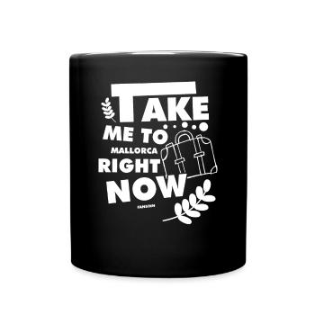 Mallorca Holiday Travel Recreation - Full Colour Mug - black - Front