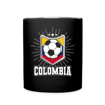 Colombia Fußball Colombia Trikot - Tasse einfarbig - Schwarz - Vorne