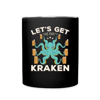 Octopus Octopus Sea Tentacle Octopus Octopus Octopus - Full Colour Mug - black - Front