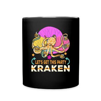Octopus Octopus Sea Tentacle Octopus Octopus Octopus - Full Colour Mug - black - Front