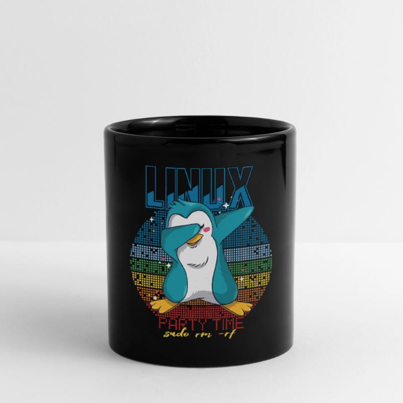 Linux Party Sudo Root Geek Mignon Pingouin Nerd Progr Mug uni