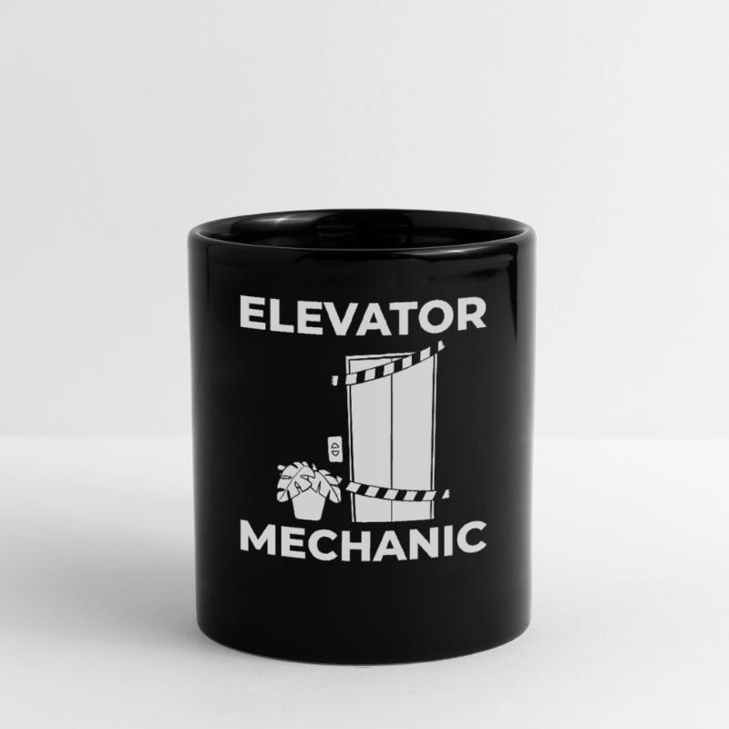 Elevator Elevator Technician Elevator Elevator Full Colour Mug