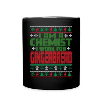 Chemist Christmas Saying - Full Colour Mug - black - Front
