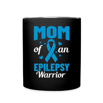 Epilepsie Krampf Erkrankung Epileptischer Anfall - Tasse einfarbig - Schwarz - Vorne