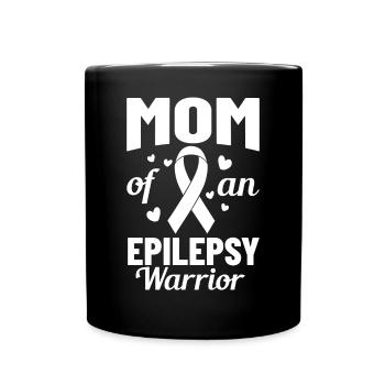 Epilepsie Krampf Erkrankung Epileptischer Anfall - Tasse einfarbig - Schwarz - Vorne