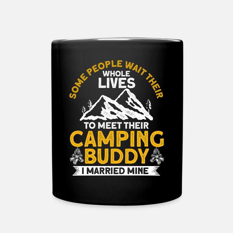 Cool Camping Buddies Gift Camping Buddy - Tasse einfarbig - Schwarz