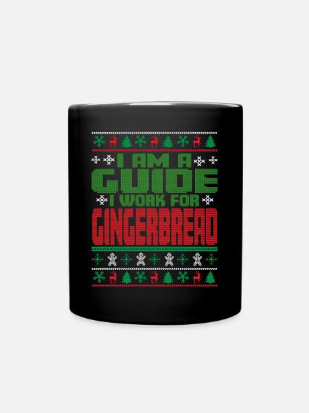 Citation de Noël de guide touristique - Mug uni - noir