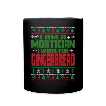Dicton de Noël de l’entrepreneur de pompes funèbres - Mug uni - noir - Devant