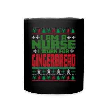 Infirmière Noël Dicton - Mug uni - noir - Devant