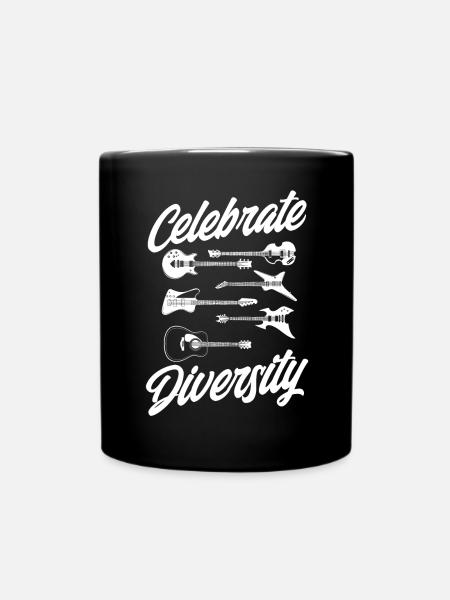 Celebrate Diversity - Tasse einfarbig - Schwarz