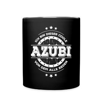 Azubi Kollegen Geburtstag Auszubildender Geschenk - Tasse einfarbig - Schwarz - Vorne