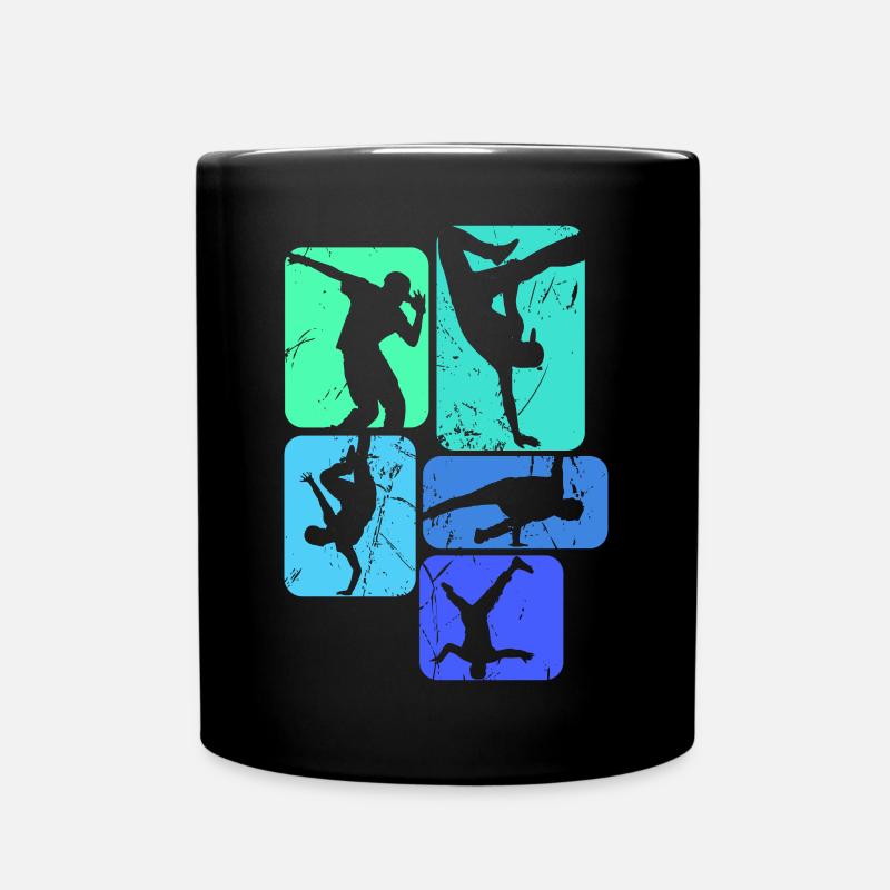 Breakdance breakdancer breakdancing kids boys - Full Colour Mug - black