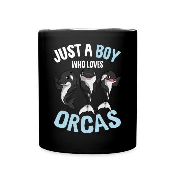Orca boy - Full Colour Mug - black - Front