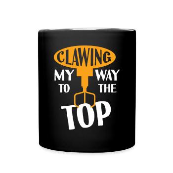 Clawing My Way To The Top - Full Colour Mug - black - Front