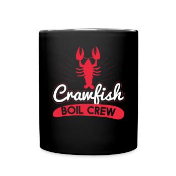 Crawfish Boil Crew - Full Colour Mug - black - Front