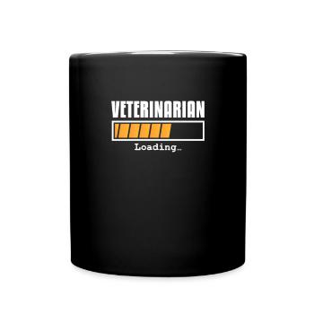 Tierarzt - Tasse einfarbig - Schwarz - Vorne